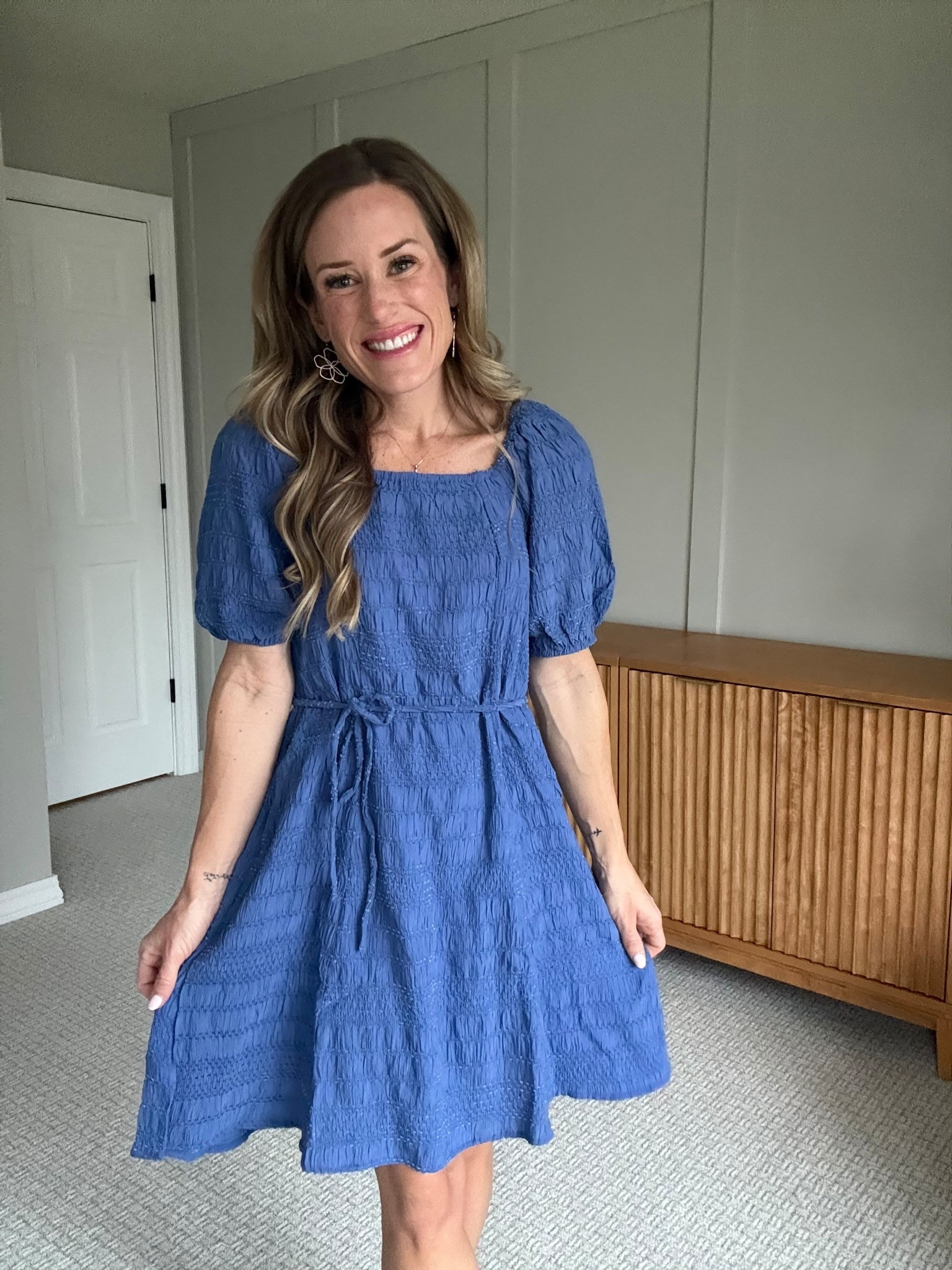 Light weight dress for summer! Fit is tts, wearing XS

#LTKootd