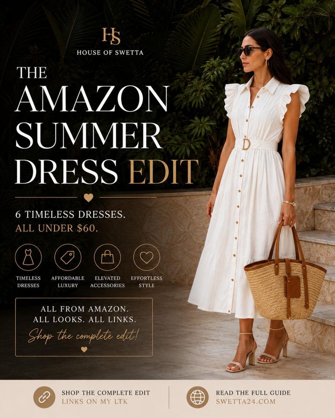 ☀️ The Amazon Summer Dress Edit 🤍

Six timeless dresses, endless summer occasions, and every look is under $60.

Whether you're planning a beach vacation, brunch, a bridal event, or a summer getaway, these are the effortless pieces I'll be wearing all season long. 

 #LTKvlog #LTKSeasonal #LTKTravel