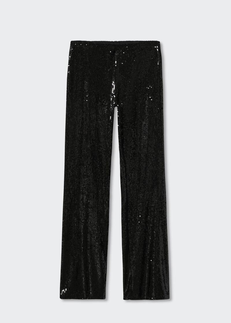 Sequined pants | MANGO (US)