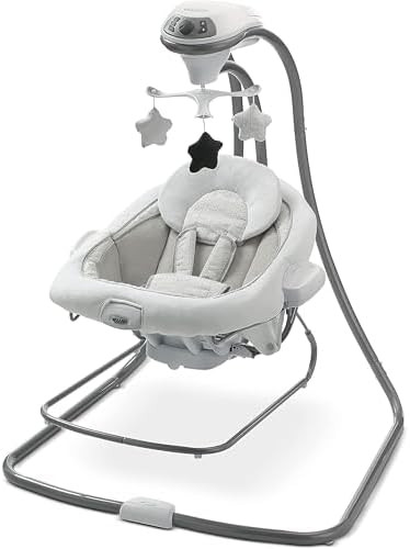 Graco DuetConnect LX Portable Baby Swing and Bouncer, Multi-Direction Baby Bouncer Seat, Multiple... | Amazon (US)