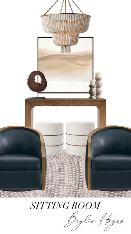 These navy leather swivels are 🔥

Interior design • Canvas • Artwork • Square art • Console • Sofa table • Decor • Area rug • Neutrals • Swivel chair • Leather • Bead chandelier • Wood • Rug

#LTKstyletip #LTKhome #LTKSeasonal