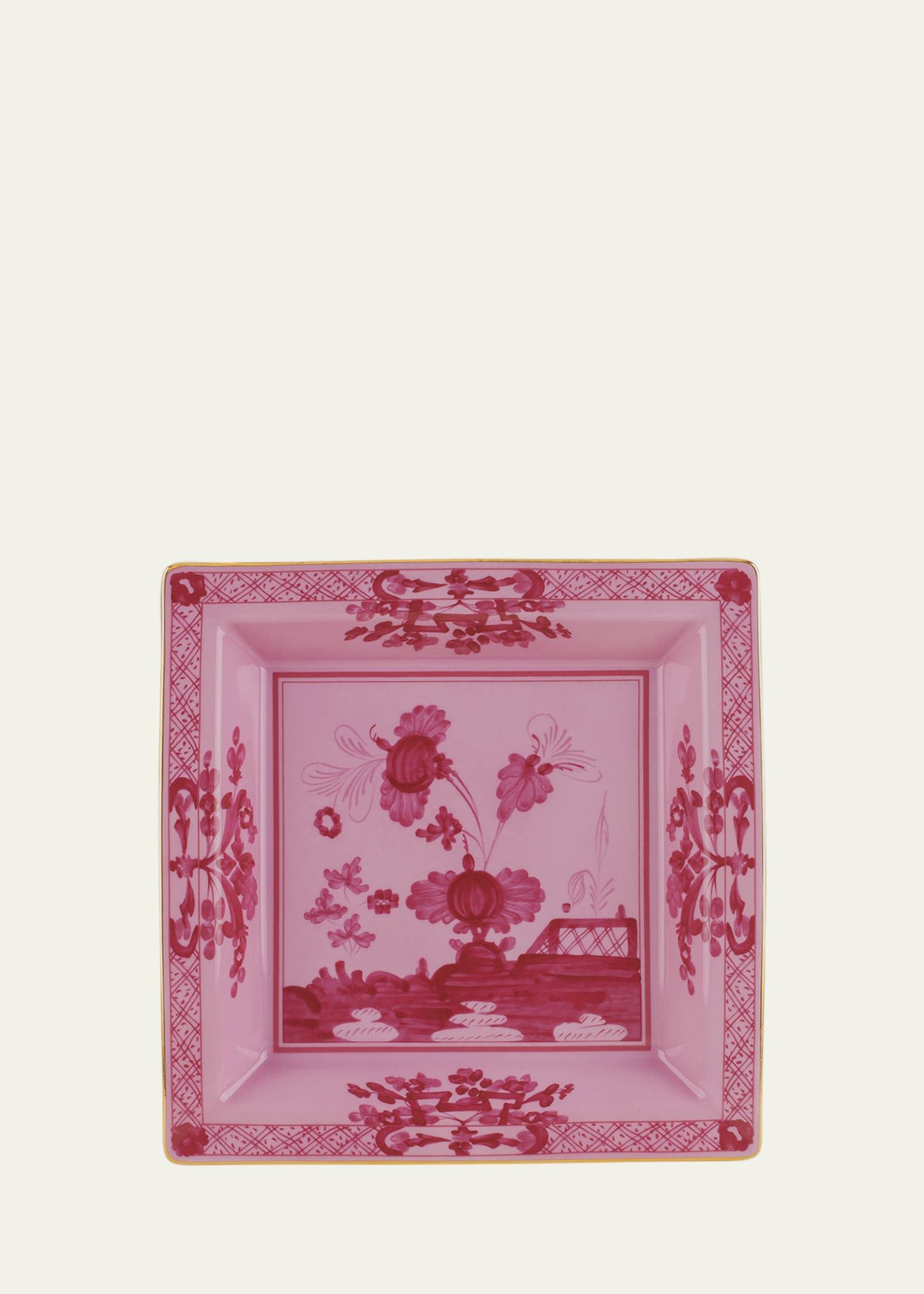 GINORI 1735 Porpora Squared Porcelain Tray, 9.6" | Bergdorf Goodman