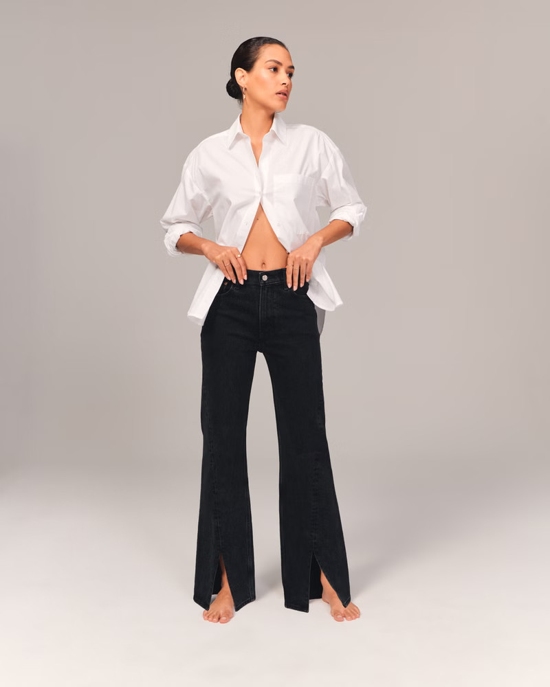 Women's High Rise 90s Relaxed Jean | Women's Clearance | Abercrombie.com | Abercrombie & Fitch (US)