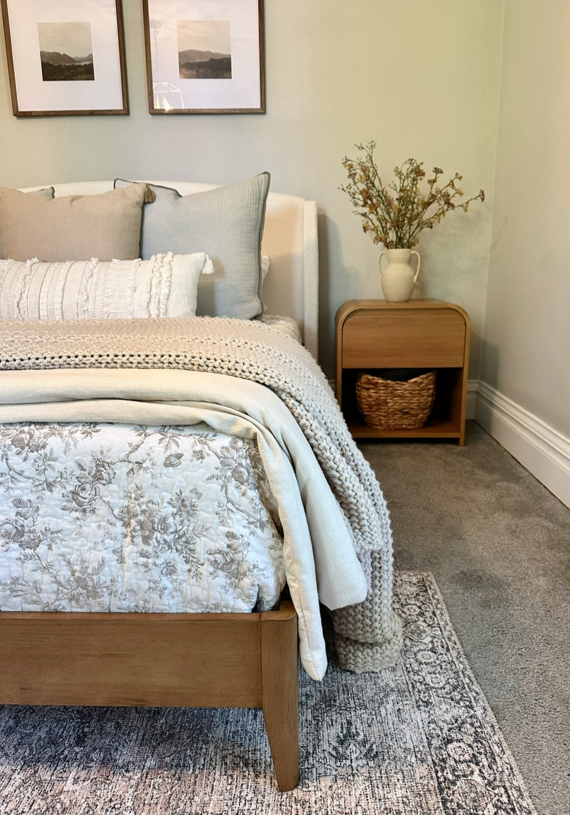 Guest Bedroom Makeover - gave this bedroom a little refresh with a new bed, bedding, nightstand, rug, and decor.  

The nightstand is under $100, queen bed under $500 and 5x7 rug is stain resistant and under $90!


Affordable bedroom furniture, affordable home finds, budget friendly furniture, neutral home, walmart home finds, bedding

#LTKFallSale #LTKSaleAlert #LTKHome