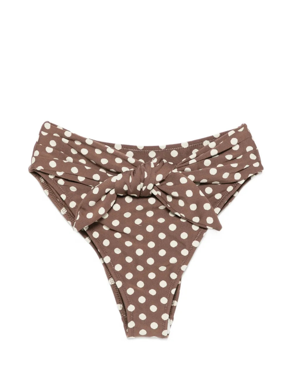 MONTCE Vivian Paula polka-dot Paula bikini bottoms - Brown | Farfetch Global