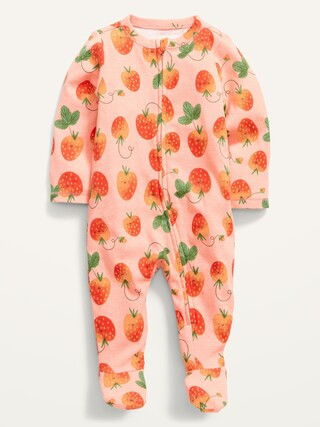Unisex Printed Footed Sleep & Play One-Piece for Baby | Old Navy (US)