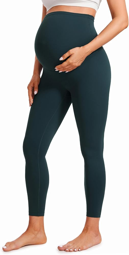 CRZ YOGA Butterluxe Maternity Leggings 25" - Over The Belly Buttery Soft Workout Activewear Yoga ... | Amazon (US)