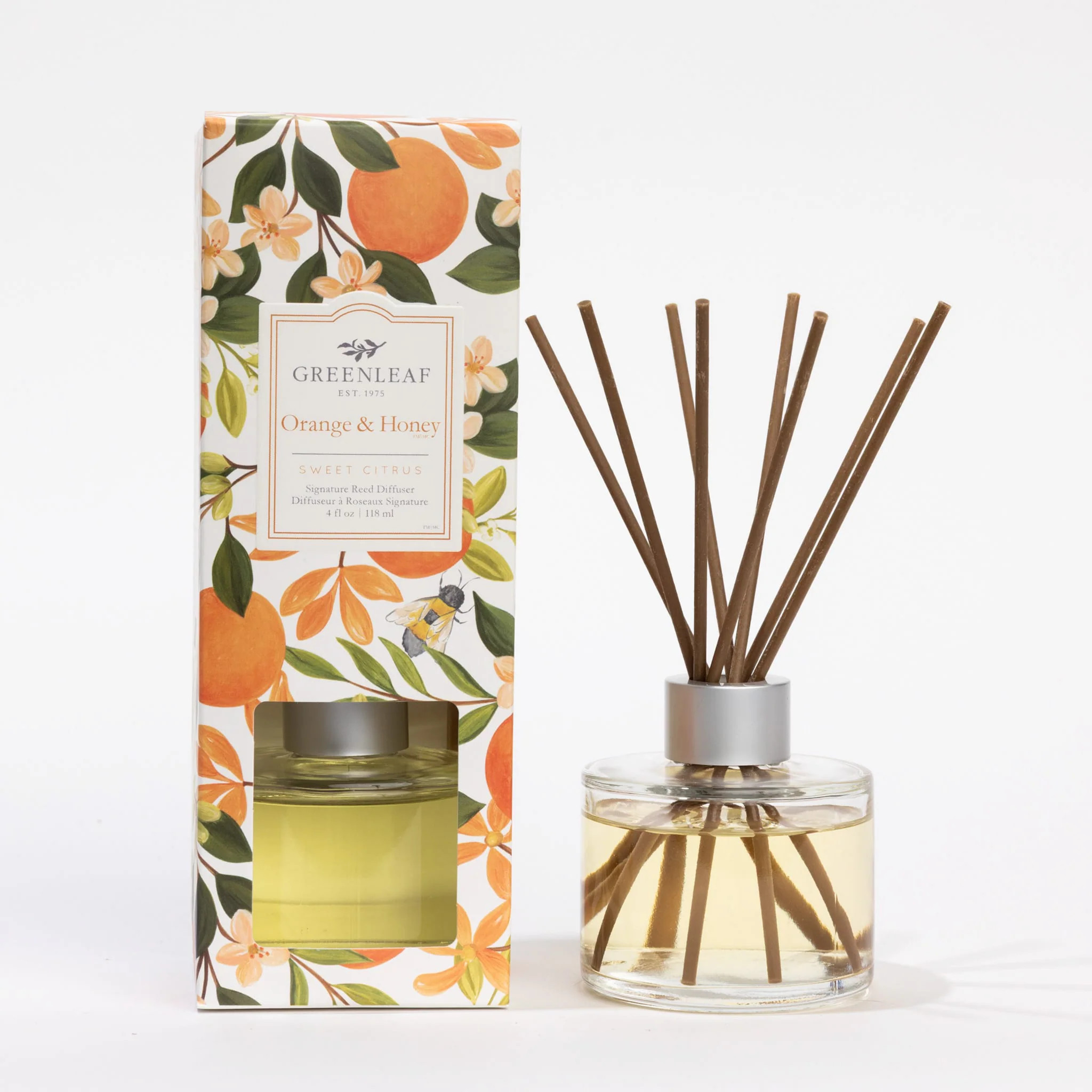 Orange & Honey Reed Diffuser | Greenleaf Gifts