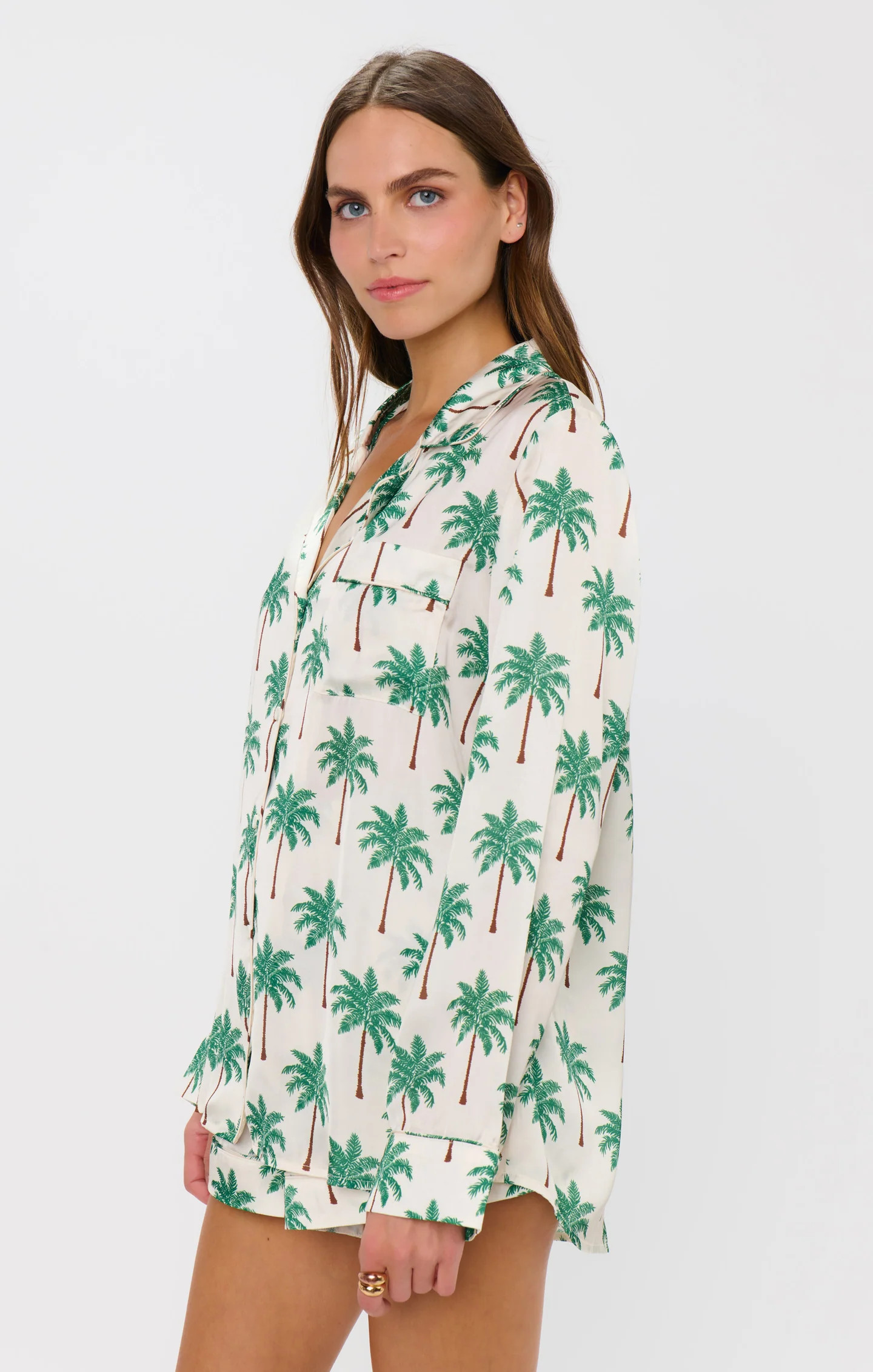 Favorite PJ Set ~ Palm Tree Silky | Show Me Your Mumu
