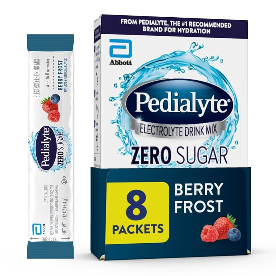Pedialyte Electrolyte Drink Mix With Zero Sugar | Hydration With Key Electrolytes | Great Hydrati... | Amazon (US)