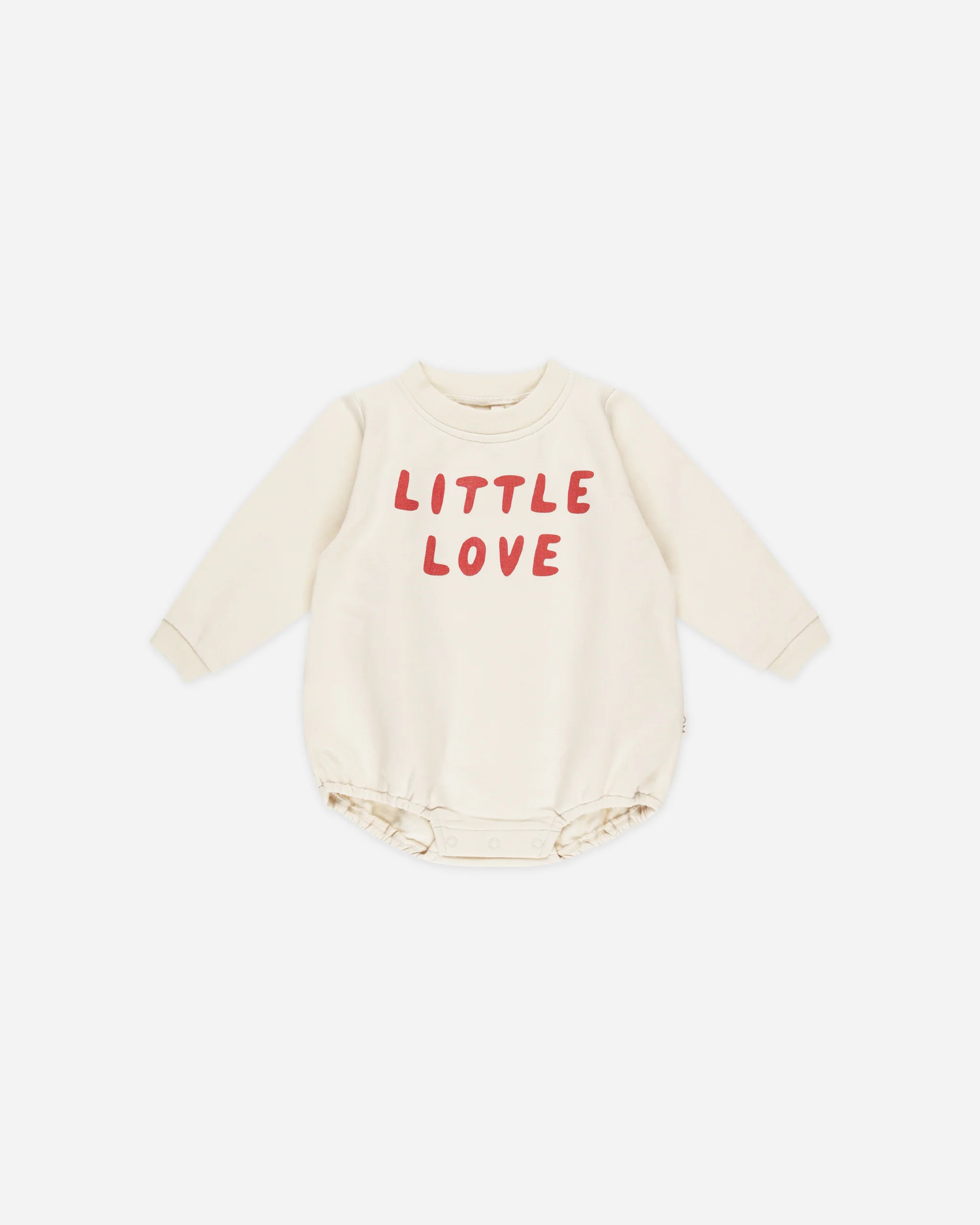 Crewneck Bubble Romper || Little Love | Rylee + Cru