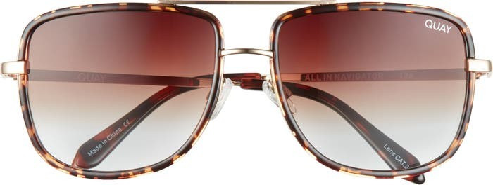 All In 58mm Aviator Sunglasses | Nordstrom