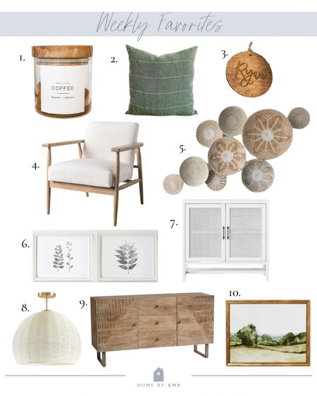 Weekly home decor favorites | Etsy home decor | pottery barn | #targetstyle 

#LTKhome