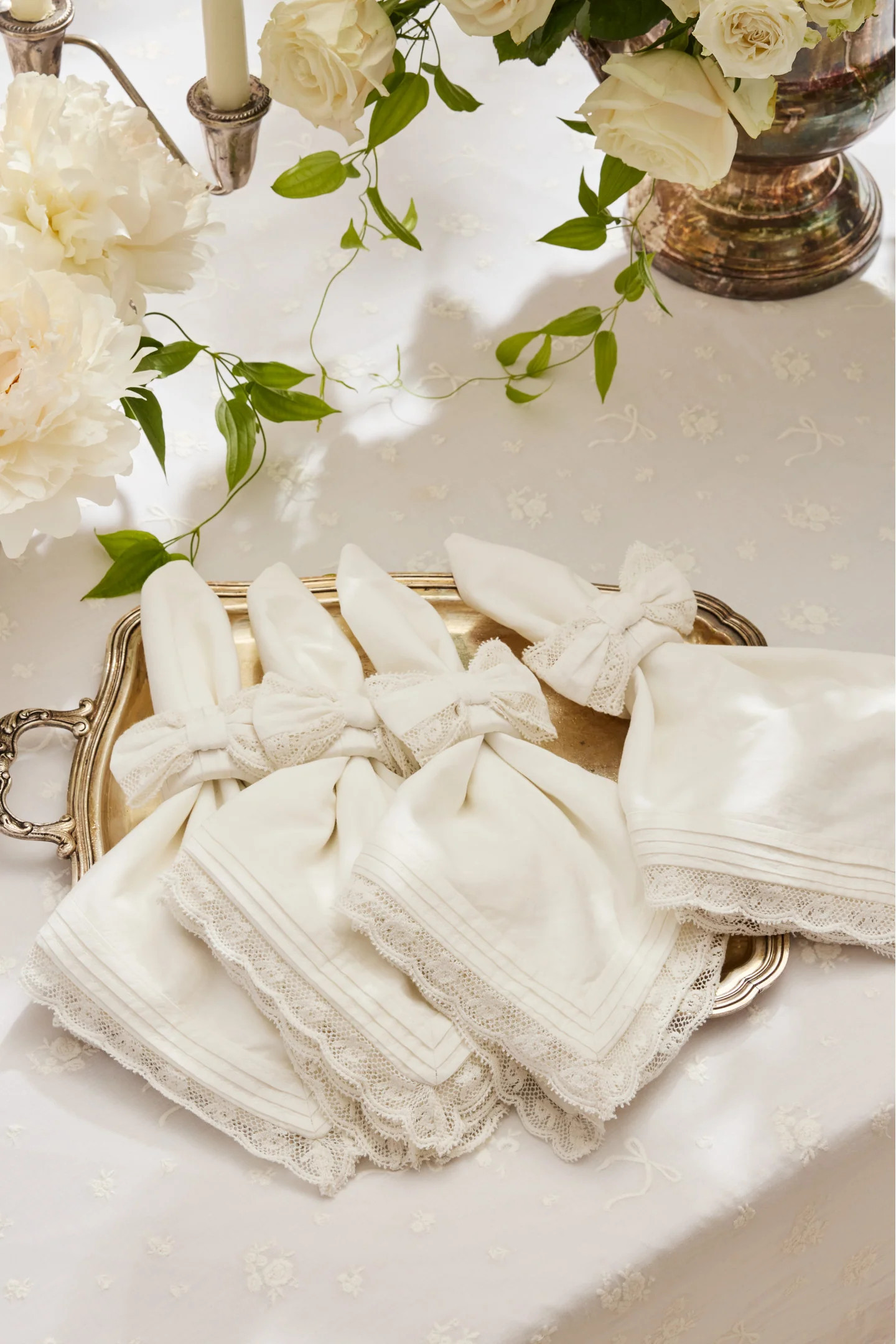 Victorian Napkins - Set of 4 | LoveShackFancy