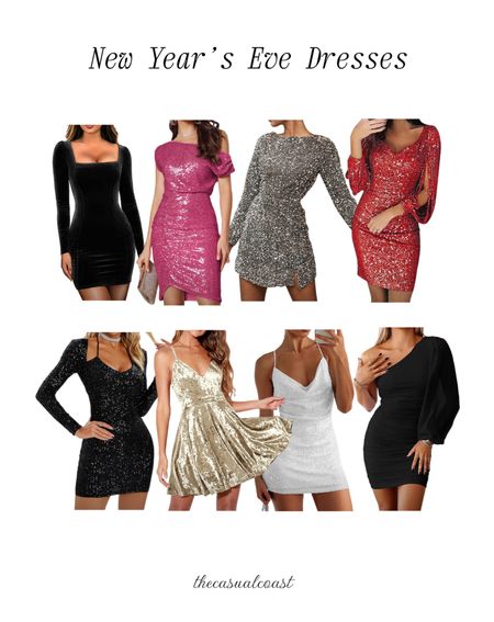New Year’s Eve dresses
Sequin dresses
Party dresses

#LTKSeasonal #LTKfindsunder100