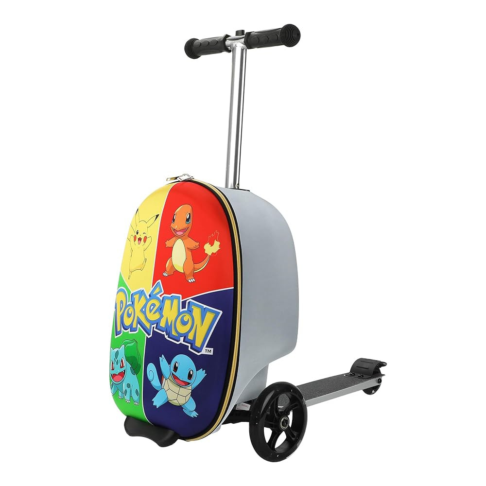 Bioworld Pokemon Character Art Scooter Youth Rolling Carry On Luggage | Amazon (US)