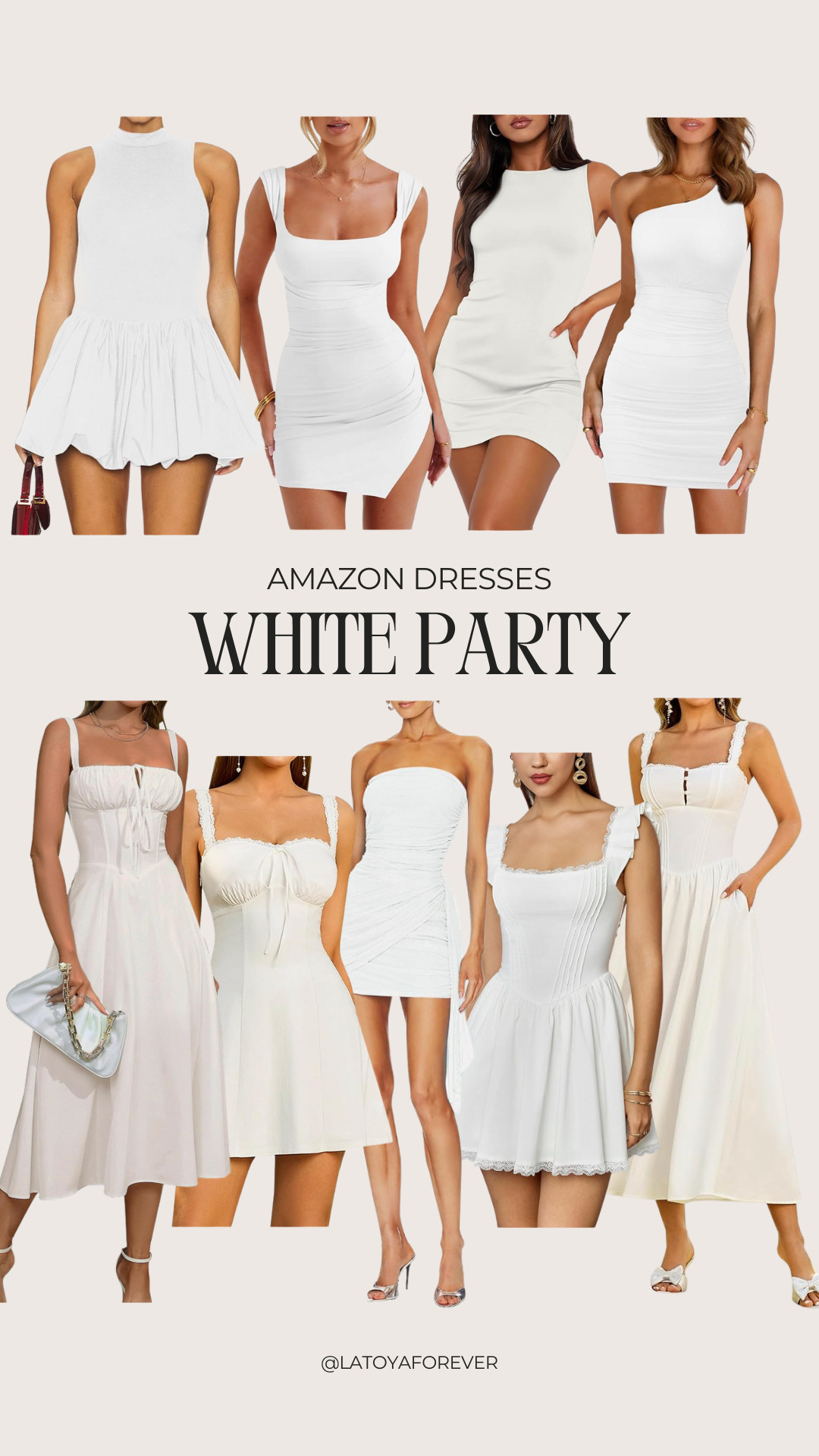 It’s giving clean, crisp, and ready for rosé. 🥂🤍 Rounded up my fave Amazon white dresses that are perfect for your next white party, vacay dinner, or just feelin’ ✨extra✨. Budget-friendly but still that effortless chic vibe.

#AmazonDresses #WhitePartyOutfit #EffortlessStyle 

 

#LTKParties #LTKFindsUnder50 #LTKStyleTip