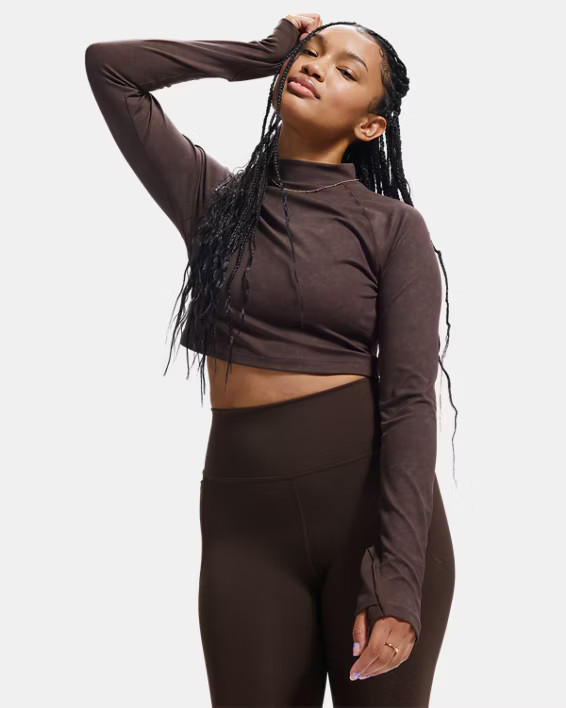 UA Meridian Suede Effect Women's Long Sleeve | Under Armour | Under Armour (US)