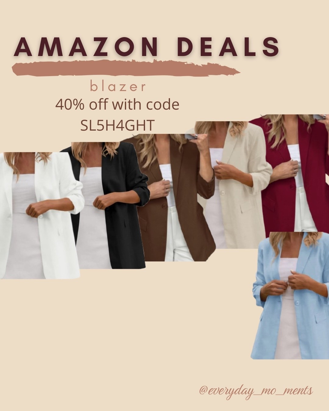 $20 ends 8/25

Amazon fashion
Amazon deals
Blazer
Workwear
Teacher outfit

#LTKSaleAlert