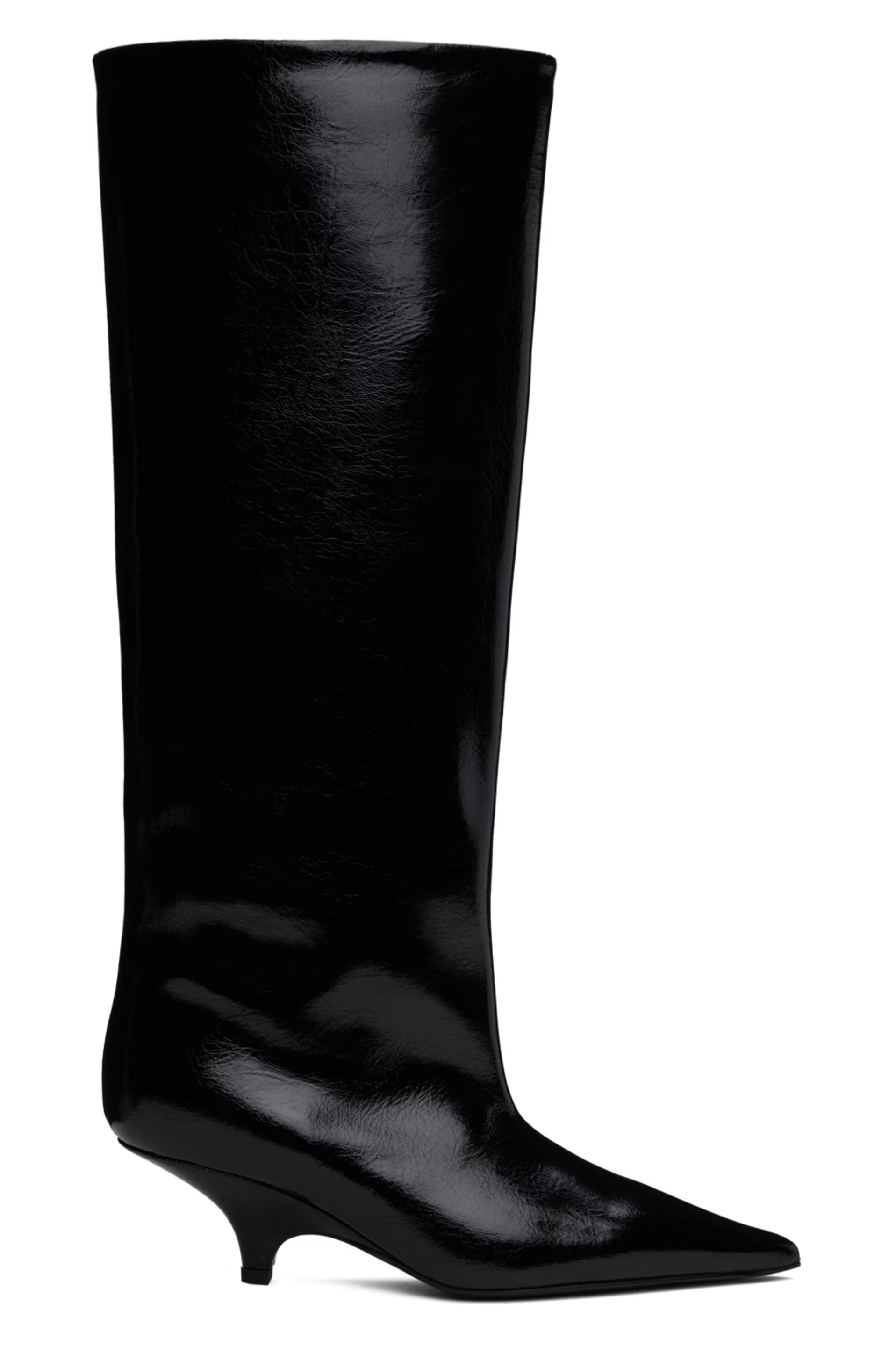 Black 'The Wedge-Heel' Boots | SSENSE