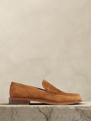 Amir Suede Penny Loafer | Banana Republic (US)