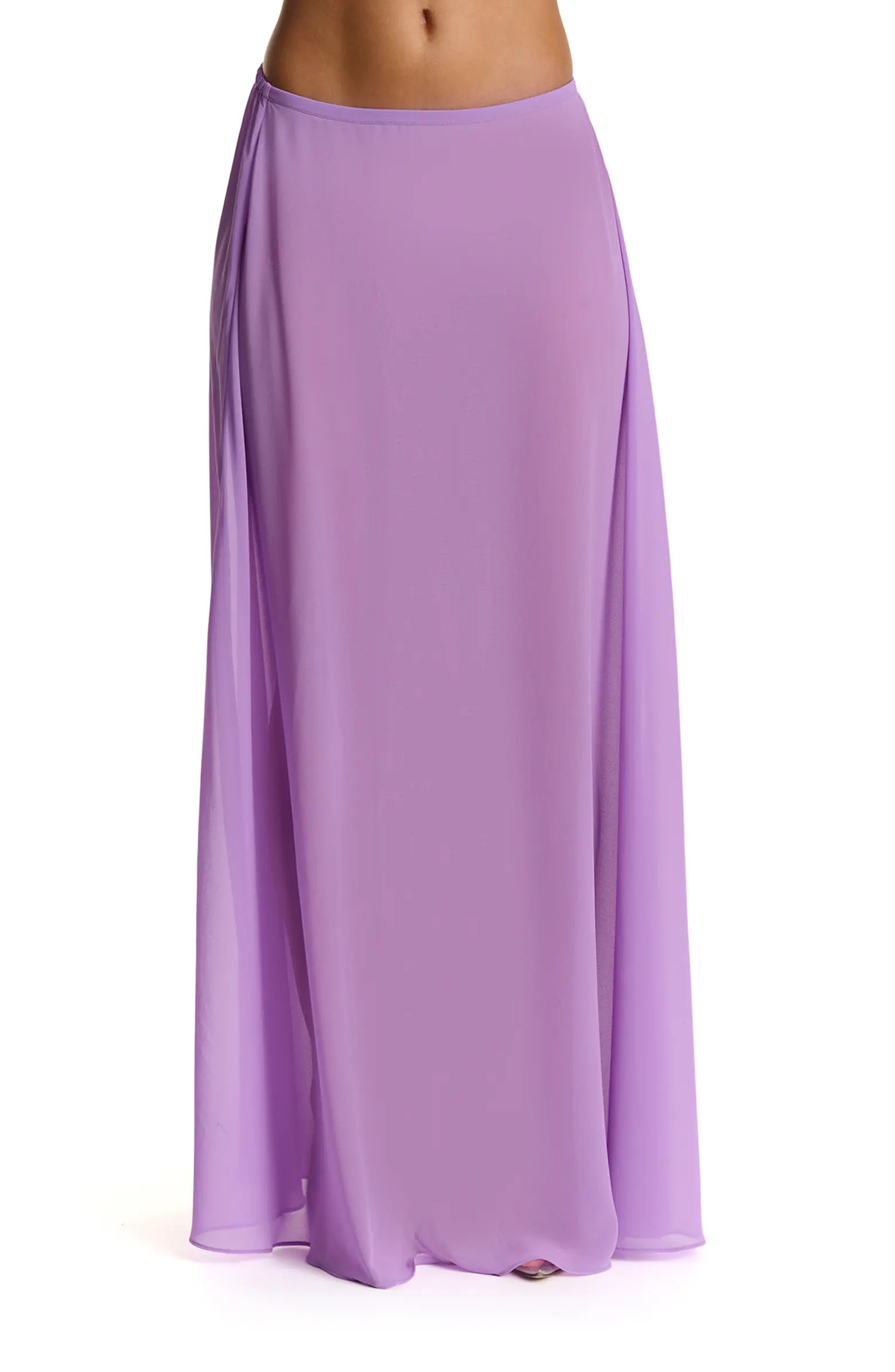 Naked Wardrobe Chiffon A-Line Maxi Skirt | Nordstrom | Nordstrom