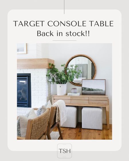 Console table, living room, home decor, Amazon home decor, upholstered ottoman, Target Home, 

#LTKhome #LTKSale #LTKsalealert