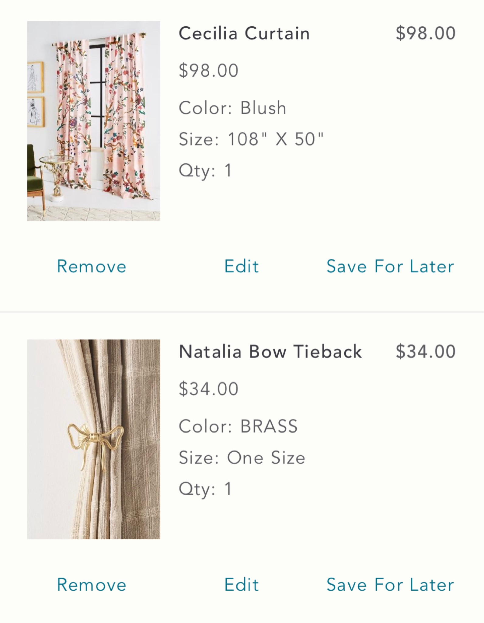 I love these curtains and  tiebacks for a little girl’s room or nursery!

#LTKhome #LTKbaby #LTKkids