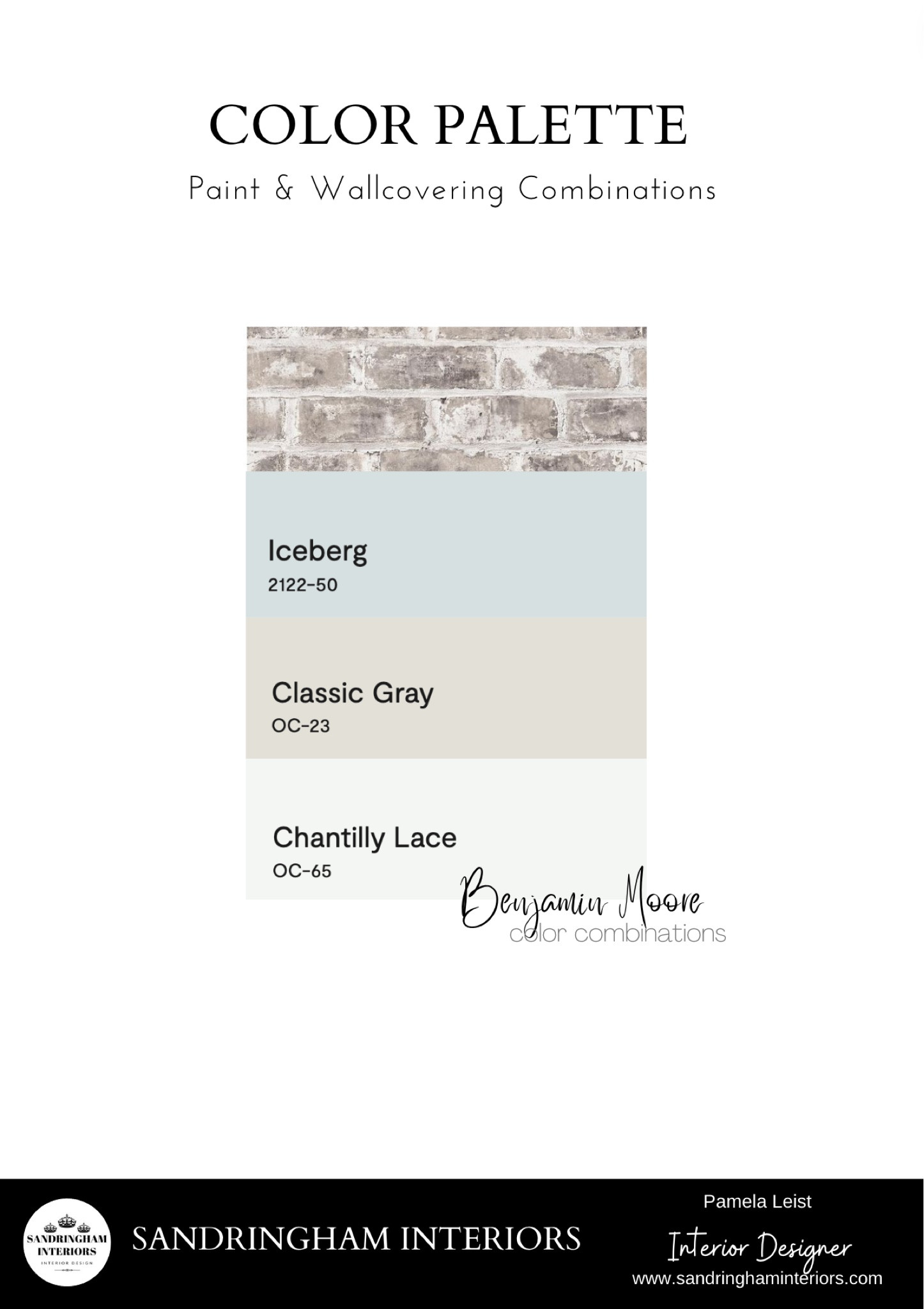 Paint & Wall covering Combinations | Paint | Wallpaper | Benjamin Moore

#LTKhome