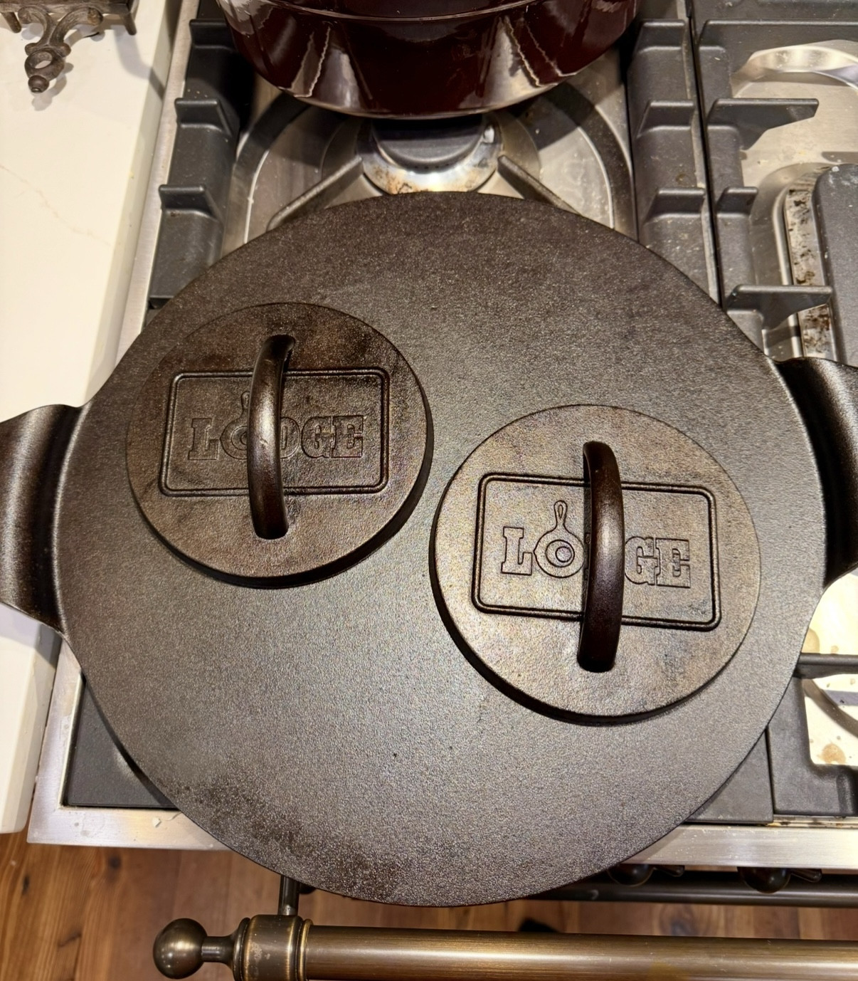 Our favorite Lodge cast iron pizza pans and burger presses are on sale right now — just in time for Father’s Day! 🍕🍔 Perfect for the dad who loves to cook, grill, and show off his skills at the BBQ. These gifts bring the heat (literally).🔥 #FathersDayGifts #GrillMasterDad #LodgeCastIron

#LTKFindsUnder50 #LTKGiftGuide #LTKHome
