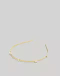 skinny pearl headband | Madewell