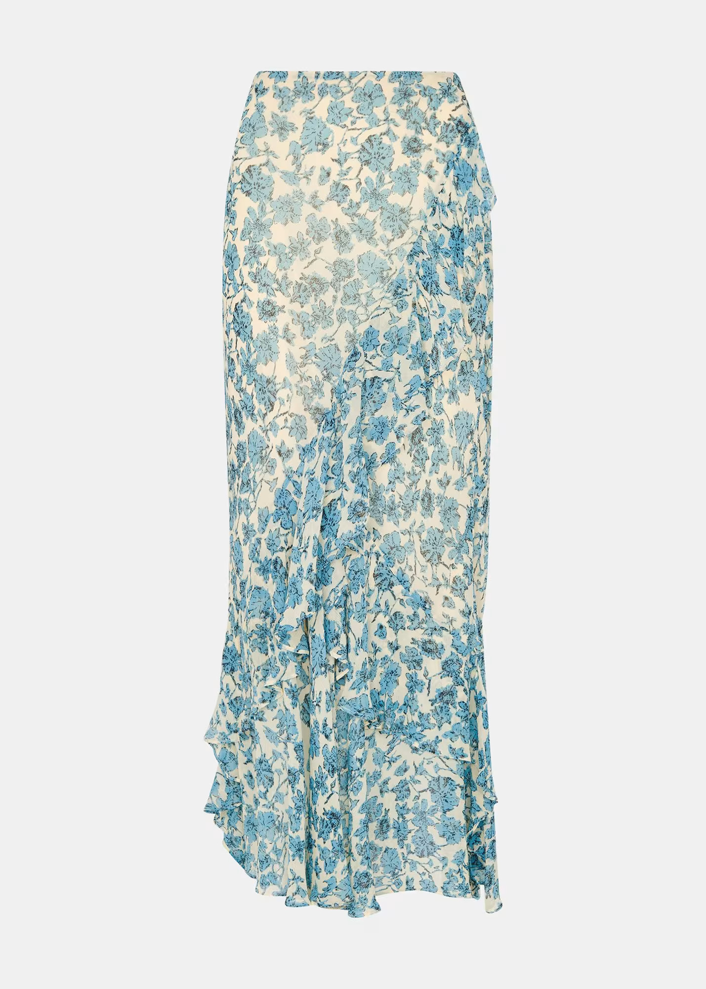 Shaded Floral Midi Skirt | Whistles