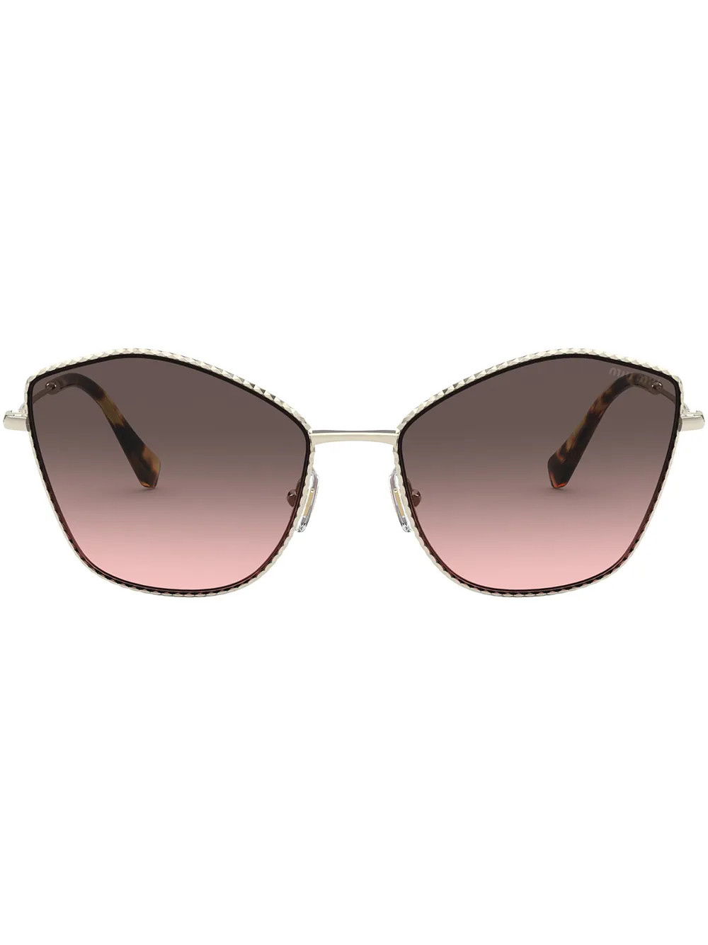Miu Miu Eyewear Lunettes De Soleil à Monture Oversize - Farfetch | Farfetch Global
