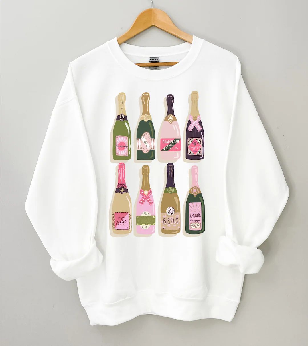 Champagne Sweatshirt / Champagne Shirt / Champagne Lovers / - Etsy | Etsy (US)