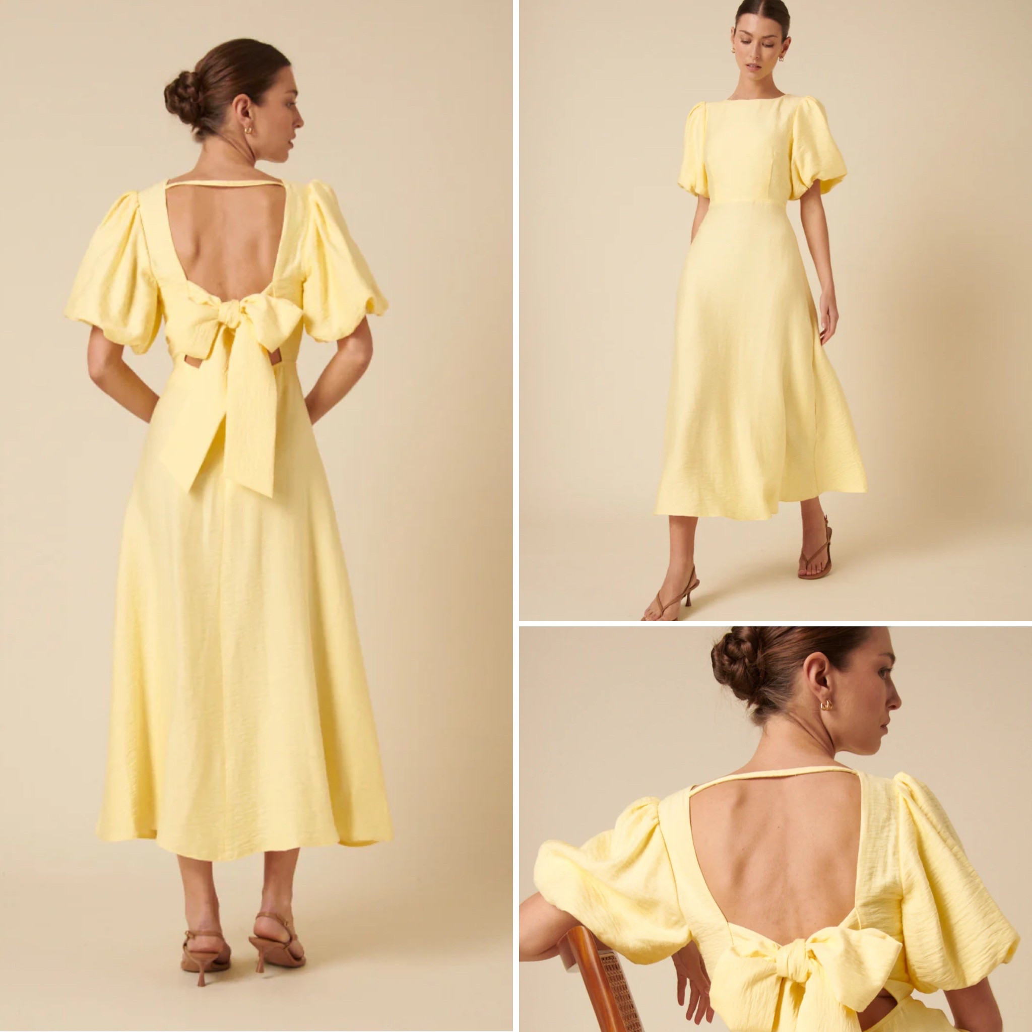Stunning butter yellow occasion dress
Perfect for a spring wedding 
Lovely shape that will work for most 😉

#LTKdresses #LTKwedding #LTKspring