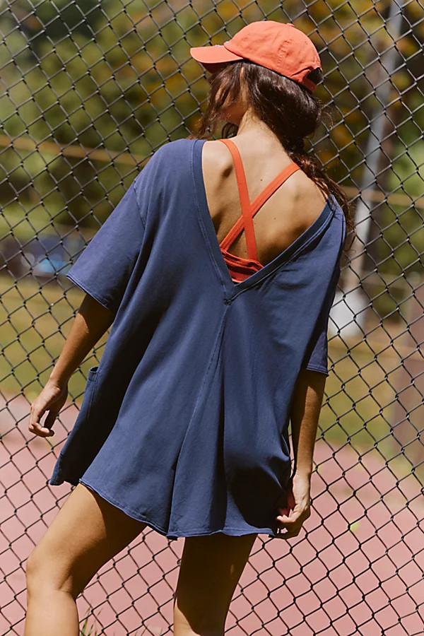 Hot Shot Tee Romper | Free People (Global - UK&FR Excluded)