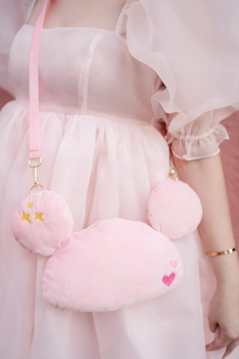 Plush Mouse Hat Crossbody Belt Bag | Etsy | Etsy (US)