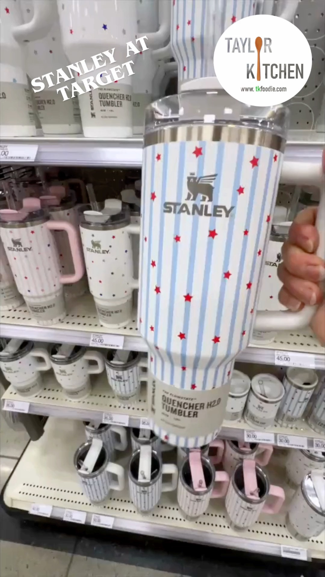 Those @Stanley tumblers are looking might patriotic 🇺🇸 here @Target.  So cute.
Catch them on my LTK 😊 

 #LTKSeasonal #LTKHome