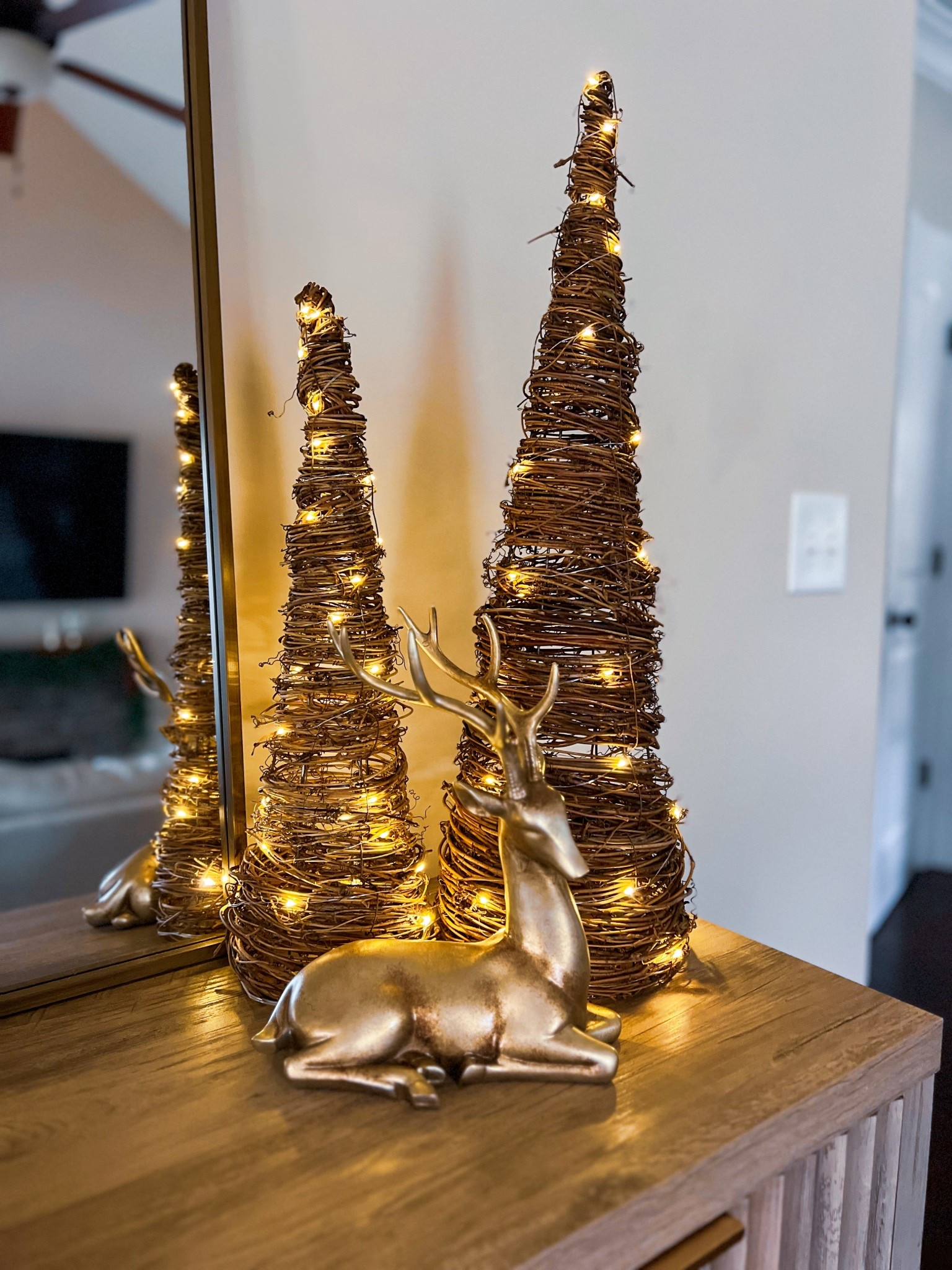 These beautiful rattan light-up trees from @wayfair are the perfect mix of cozy + chic 🌿✨ Currently on sale for only $32 for the set — the prettiest glow for any holiday corner! #WayfairFinds #HolidayHome #CozySeason

#LTKSeasonal #LTKHome #LTKGiftGuide