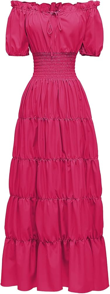 Abaowedding Renaissance Costume Women Medieval Chemise Dress Pirate Peasant Dress Peasant Tops Ir... | Amazon (US)