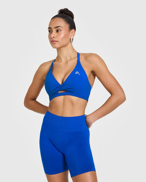 Unified Twist Sports Bra | Cobalt Blue | Oner Active (UK / US)