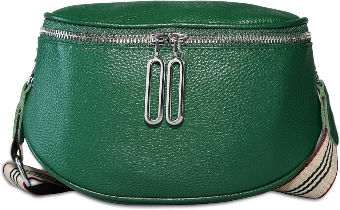 Genuine Leather Women's Crossbody Shoulder Sling Bags/Satchel Bag/Cowhide Saddle Bag/Chest Bag/Sh... | Amazon (US)