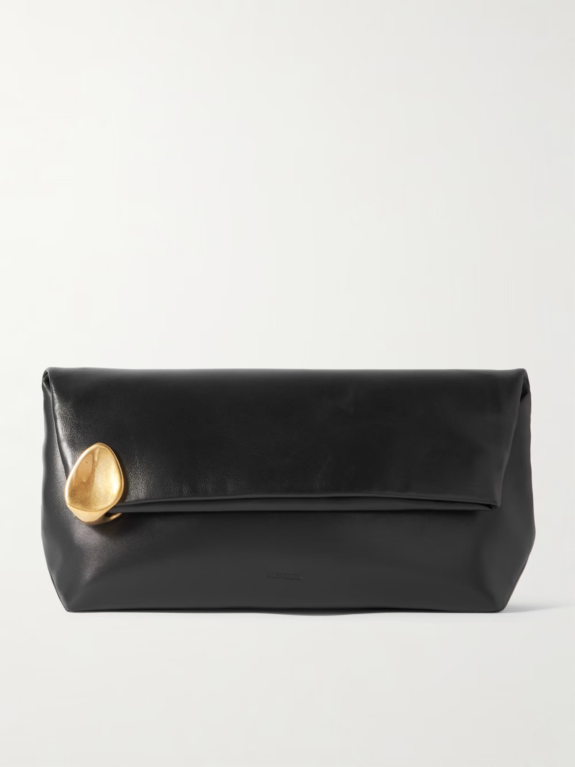 Embellished leather clutch | NET-A-PORTER (US)