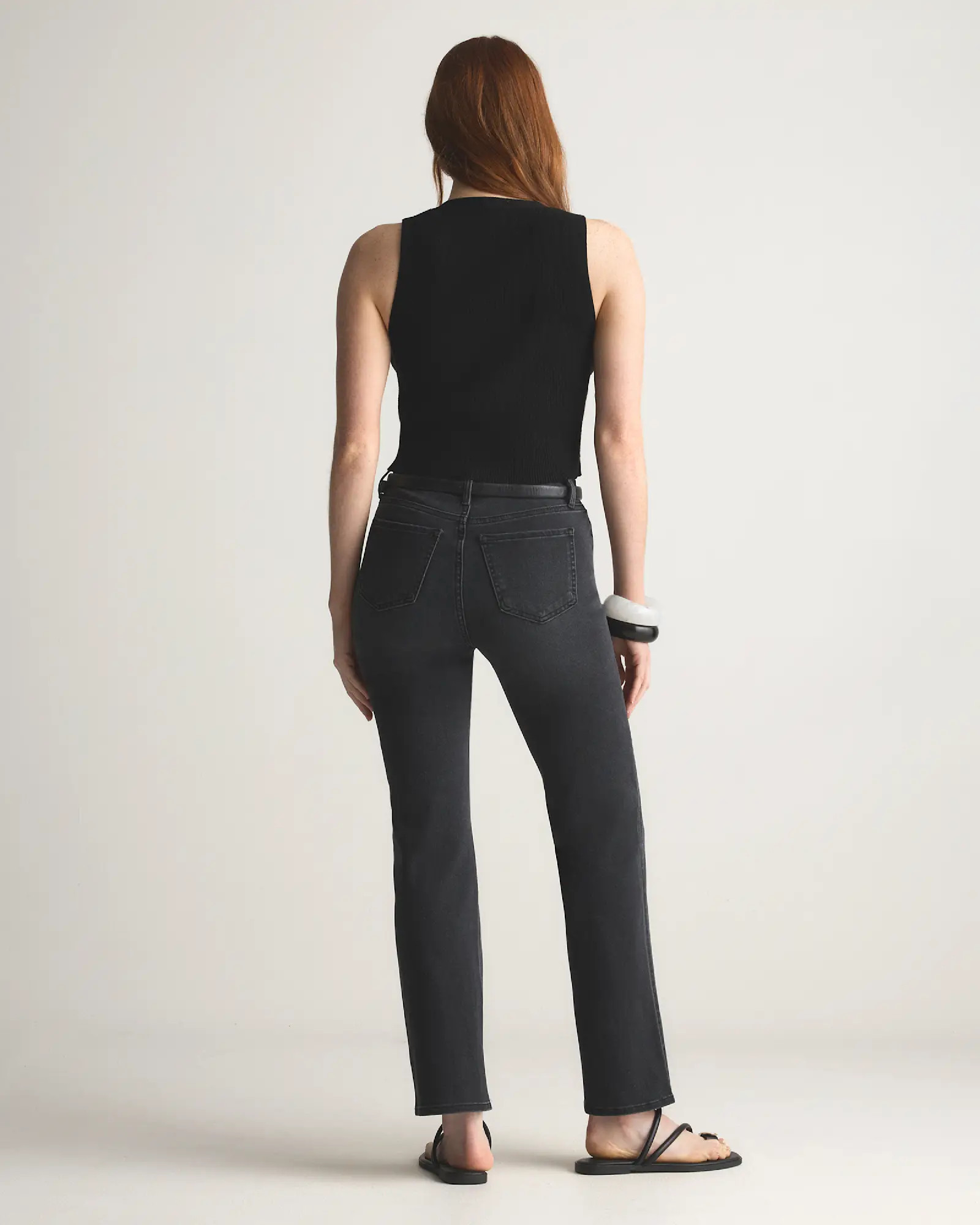 Bella Stretch Straight Jeans | Quince