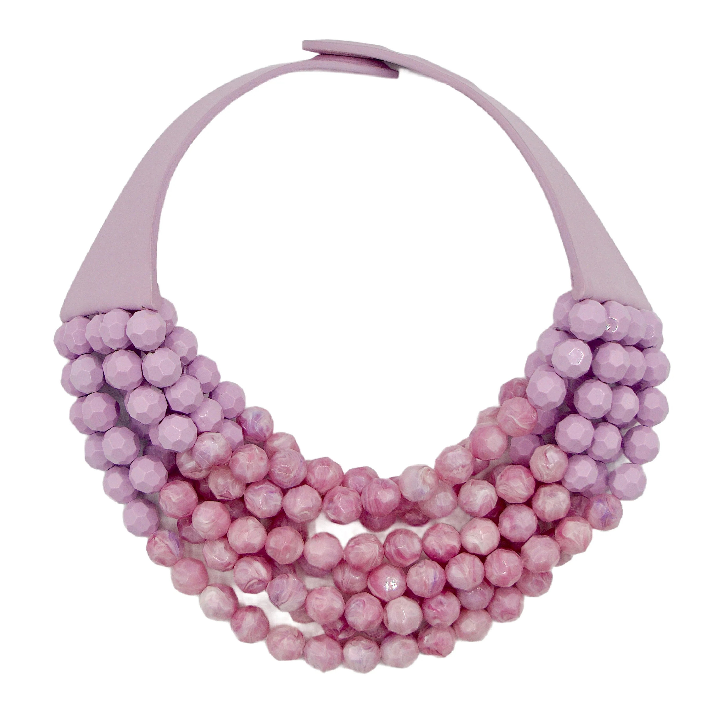 Gradated Bella Marble Lilac Necklace | Fairchild Baldwin