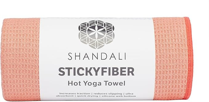 Shandali Hot Yoga Towel - Mat-Sized, Microfiber, Super Absorbent, Anti-Slip, Injury Free, 24" x 7... | Amazon (US)