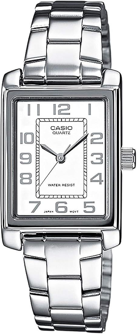 Casio Women's Analogue Quartz Watch with Stainless Steel Bracelet LTP-1234PD-7BEF | Amazon (UK)