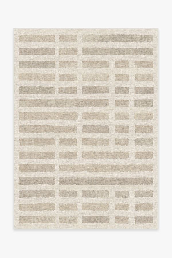 Laine Ivory & Natural Rug | Ruggable