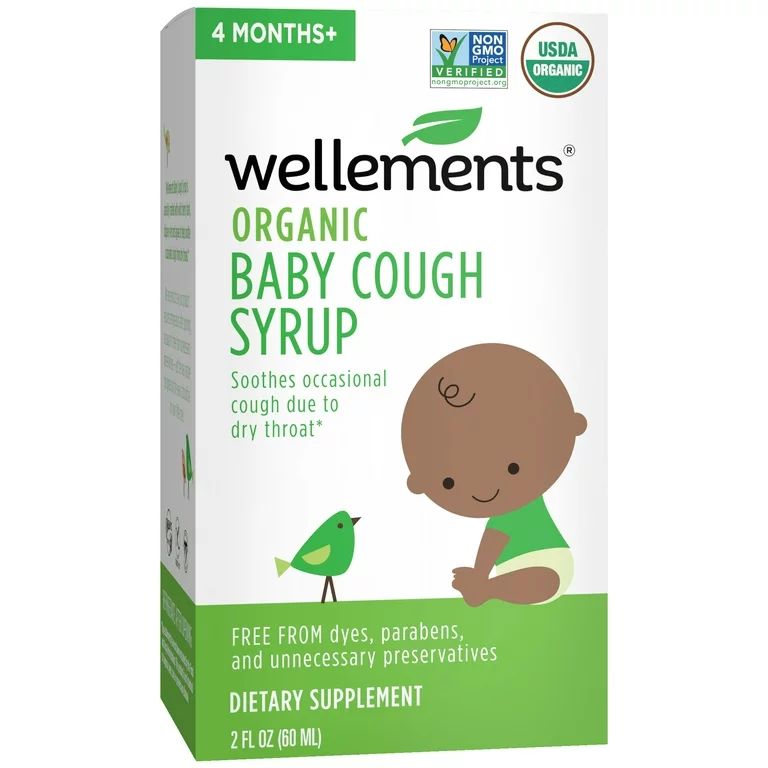 Wellements Organic Baby Cough and Mucus Syrup, 2 fl oz | Walmart (US)