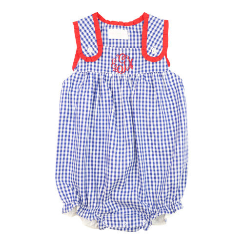 Red And Navy Check Bubble - Shipping Mid-June | Cecil and Lou